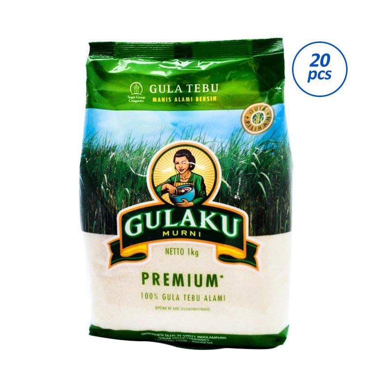 Jual GULAKU Premium Gula Putih [1 Dus/20 Pcs/1 kg] Online