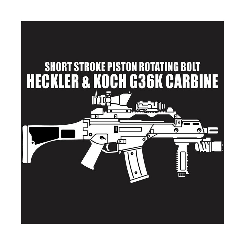 Jual Kyle Heckler & Koch HK G36 K Carbine Cutting Sticker di Seller