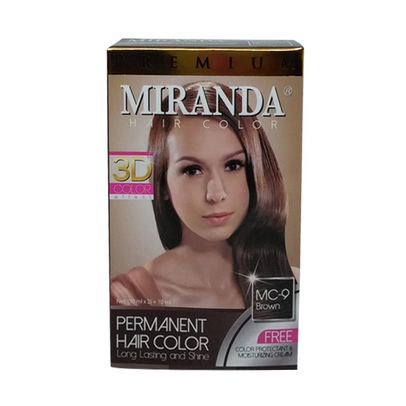 Jual Miranda  Premium MC 9 Cat  Rambut  Brown  30 mL 