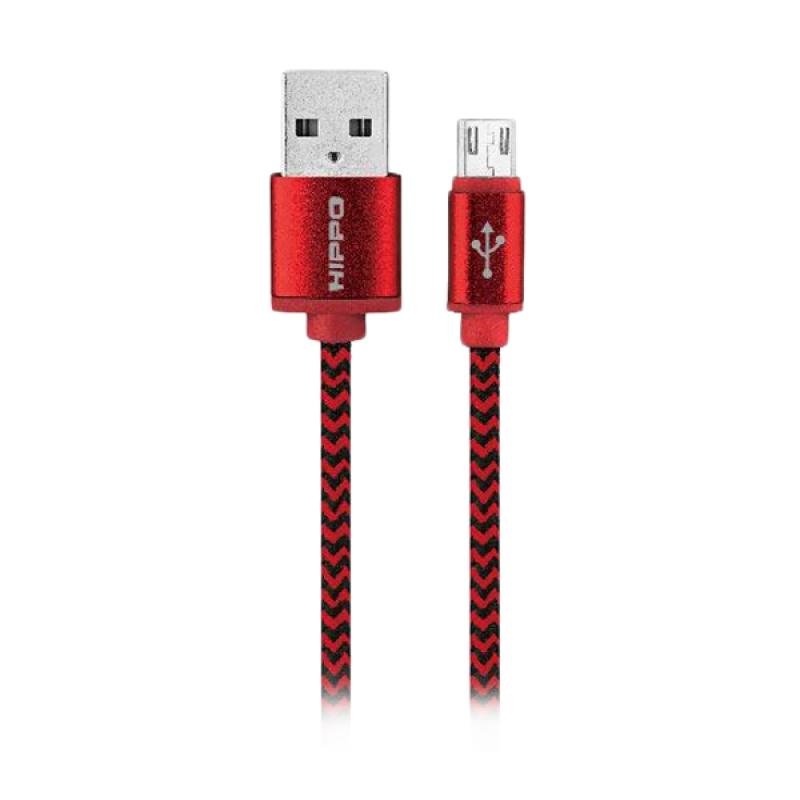 jual hippo valley 2 micro usb kabel data merah 100 cm jual hippo valley 2 micro usb kabel data merah 100 cm