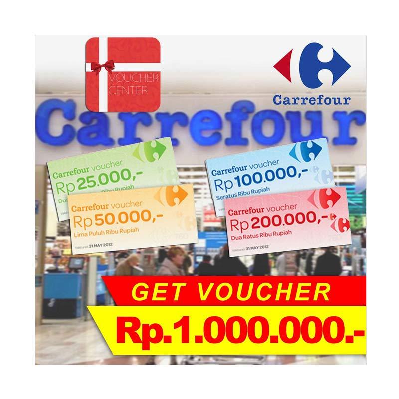 Jual Voucher Center Carrefour [Rp.1.000.000] Online