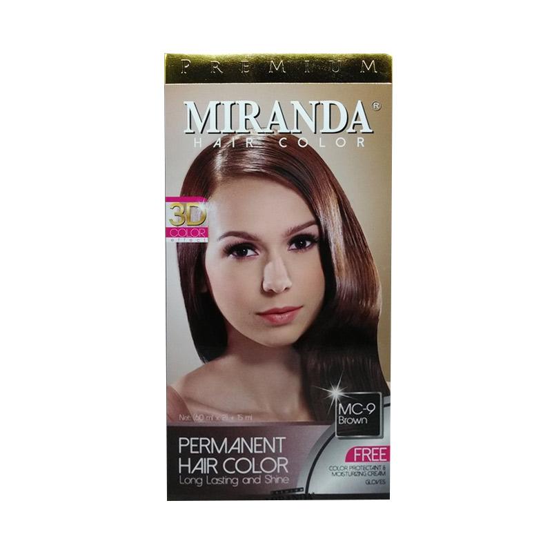 Jual Miranda  Premium MC 9 Cat  Rambut  Brown 60 mL 