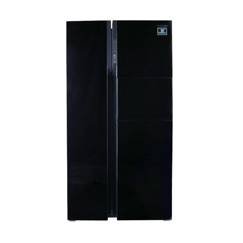 jual samsung side by side lemari es hitam 591 l jual samsung side by side lemari es hitam 591 l