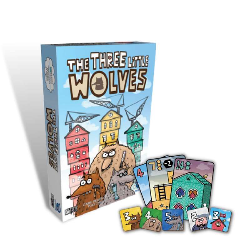 Jual The Three Little Wolves Board Game di Seller Monopolis Board Game