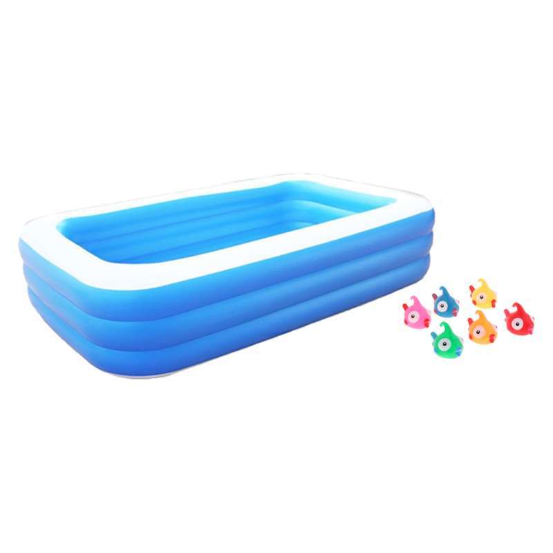 Promo Inflatable Pool Blow up Kiddie Pools for Family, Garden, Outdoor