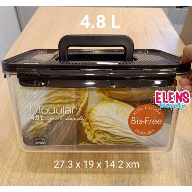 Jual Lock & Lock Modular Container Tritan 4.8l With Handle Di Seller
