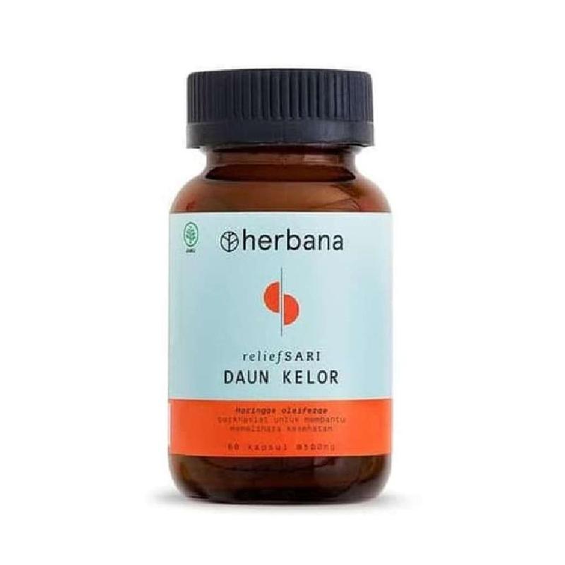 Jual Herbana Relief Sari Daun Kelor 60 kapsul capsules di Seller Beli