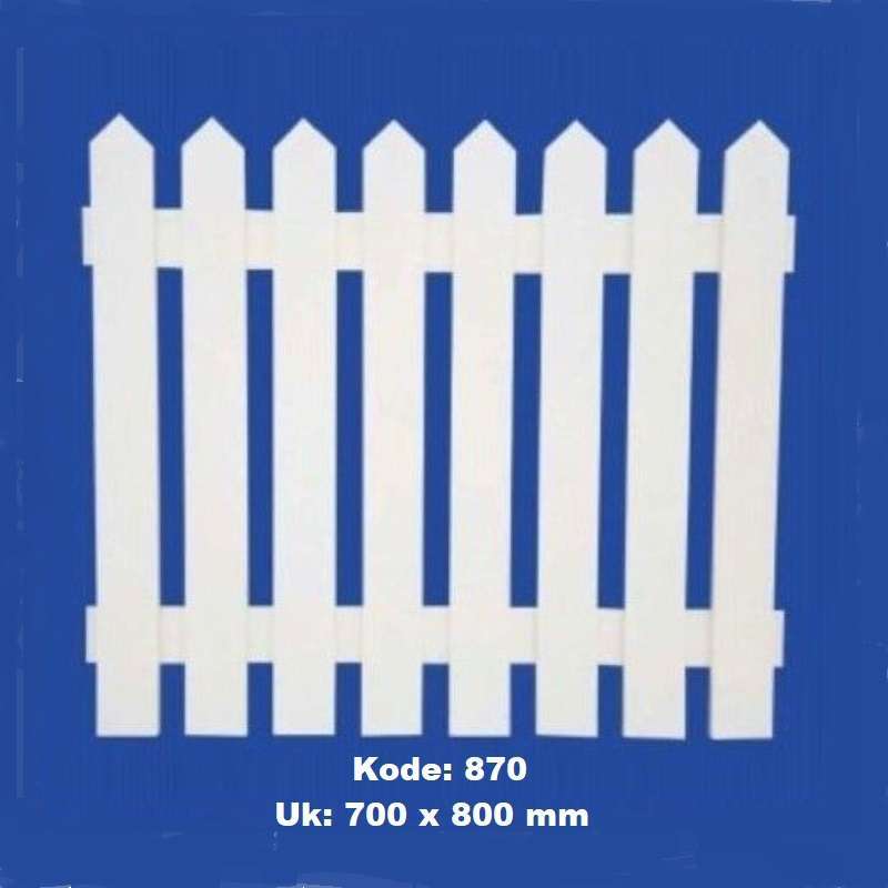 Jual Pagar Taman Kayu Putih P870 /Pagar kayu Minimalis/Pagar kayu di