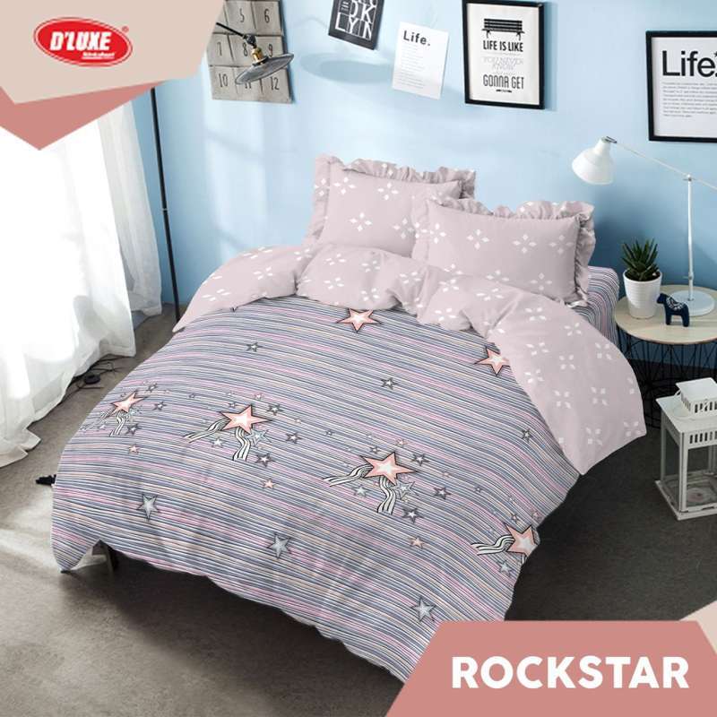 Jual Kintakun DLuxe Bed Cover Set Motif Rockstar di Seller Home Klik