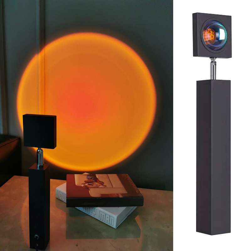 Promo Sunset Projection Table Light Rainbow Modern Led Lights Home