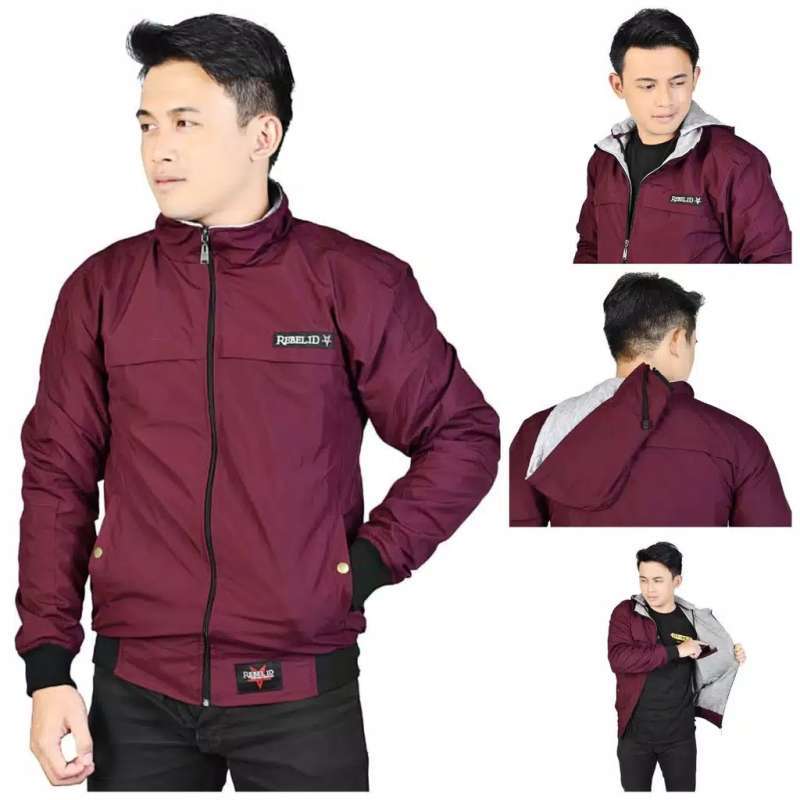 Promo EMS Waterproof Jaket Gunung original kreator id - L Maroon Diskon