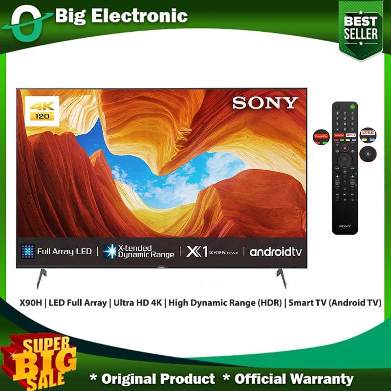 Jual SONY BRAVIA X9000H FullArray LED 4K UHD HDR Smart Android TV 65