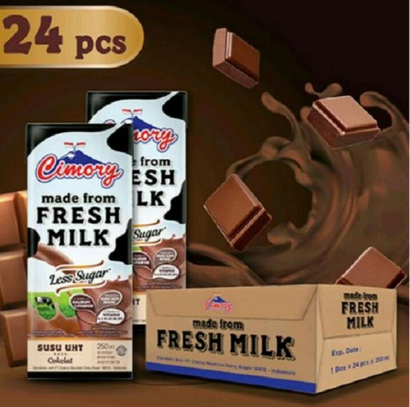 Jual Cimory Uht Milk Less Sugar 250ml (24pcs/karton) Di Seller Bintang ...