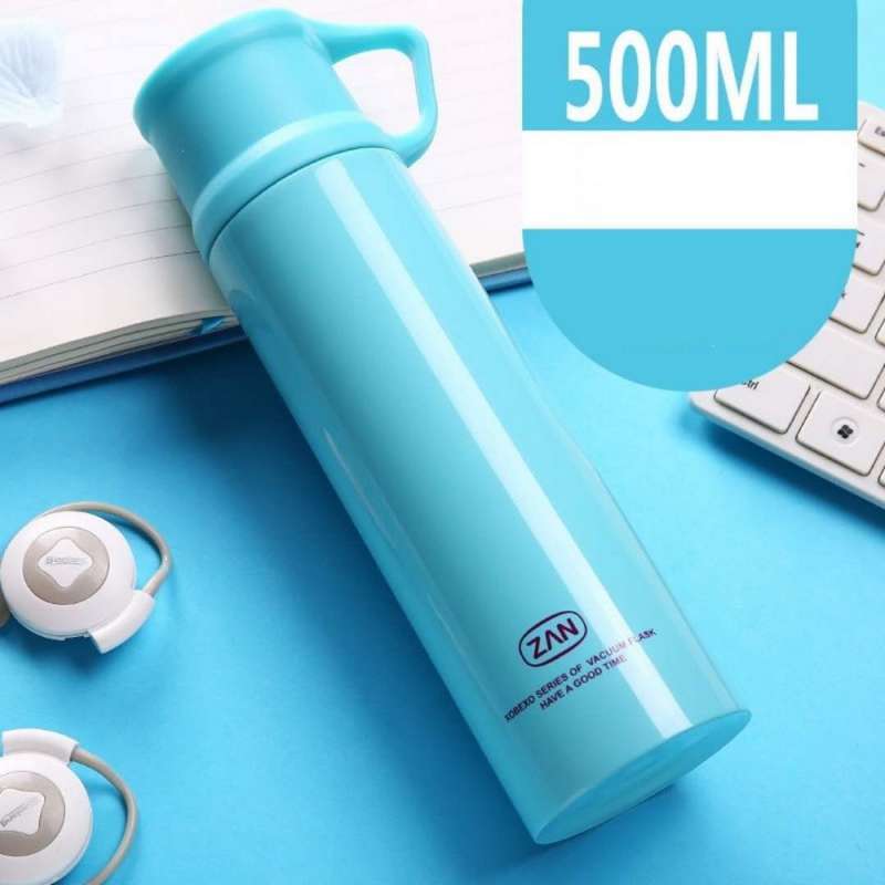 Jual LANS Portable Stainless Steel Insulated Water Bottle Non Leak