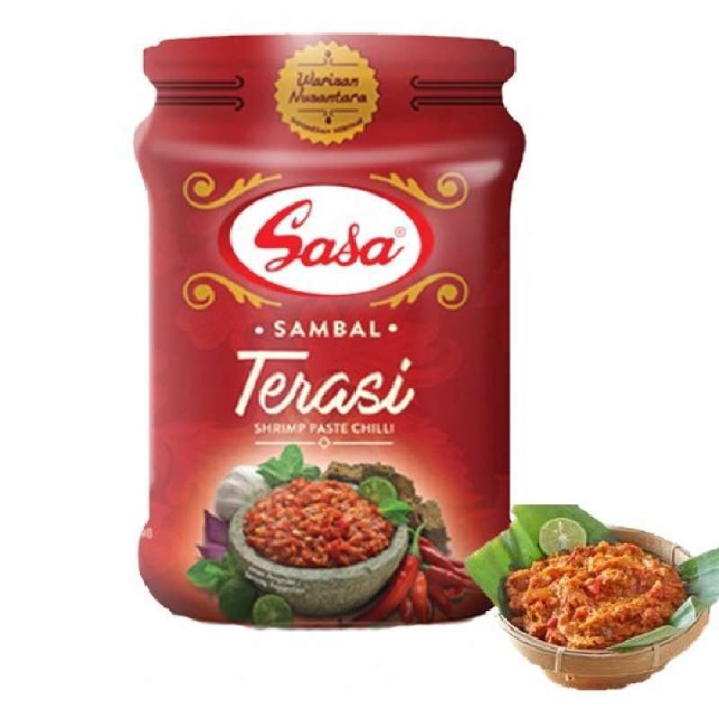 Jual Sasa Sambal Terasi Jar [180 gr] Sambel Trasi Shrimp Paste Chilli ...