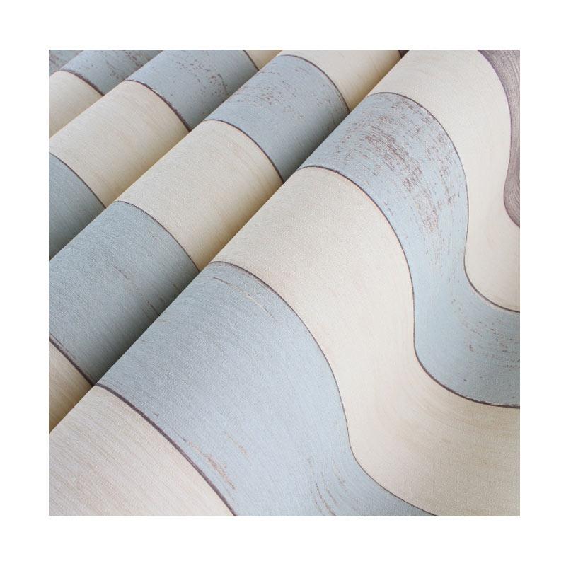 Jual Java Wallpaper Putih Biru Garis RO-0043 Vinyl
