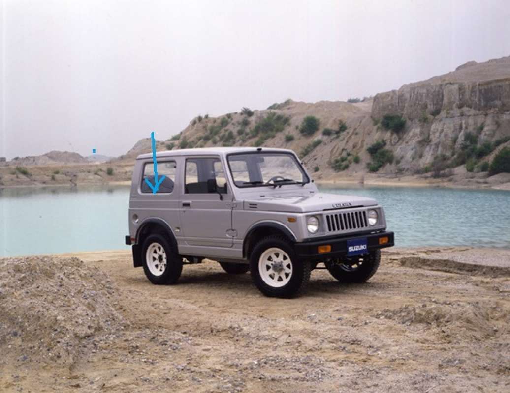 Jual Karet kaca samping belakang kanan dan kiri suzuki jimny-katana di