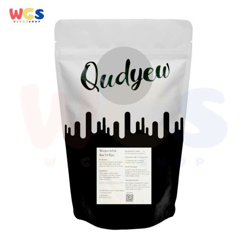 Jual Japanese Green Tea Flavor Drink Mix Powder Boba Bubble Tea 1kg di Seller