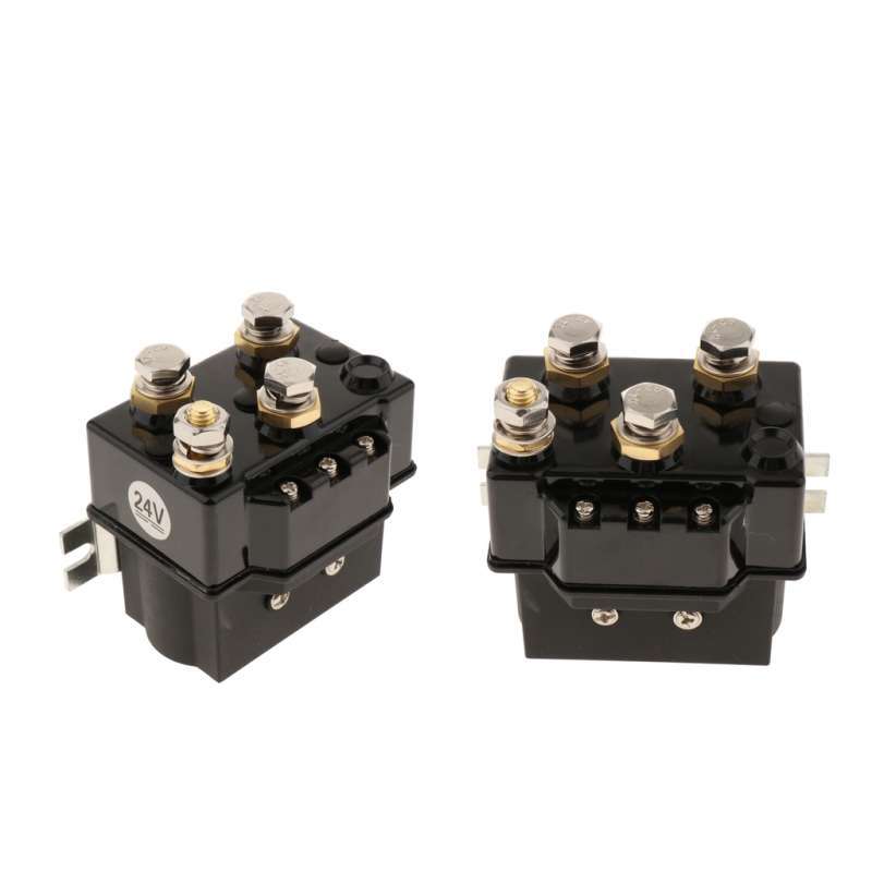 Promo 2x Universal Replace Winch Contactor / Relay 24V DC Contactor