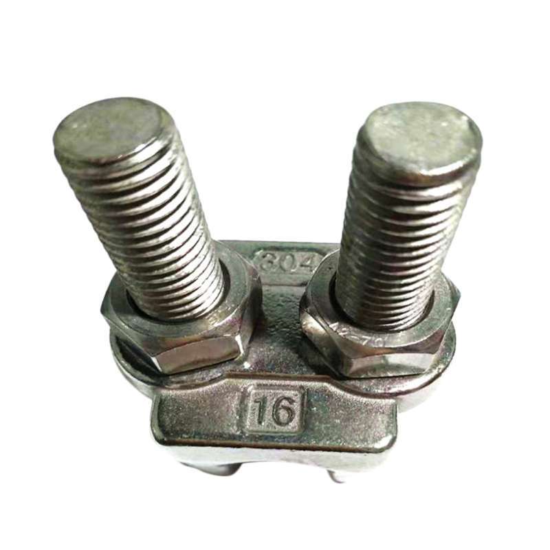 Promo 2mm Stainless Steel Wire Rope Clips Grip Saddle Fastener