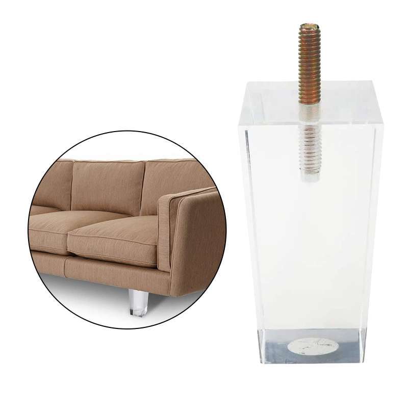 Promo Glass Furniture Legs Replacement Acrylic Sofa Leg for Couch Chair DIY Style5 Diskon 33 di