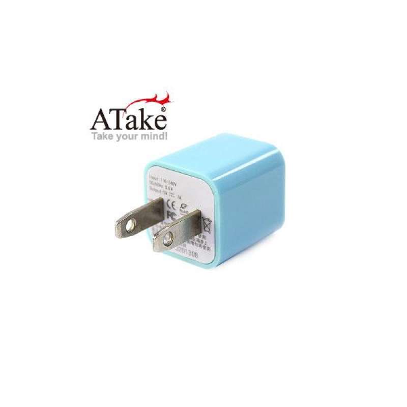 Jual [TAITRA] ATake-AC Power to USB Power Adapter (Kama Blue) di Seller ...