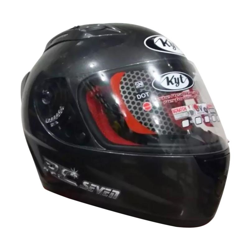 Jual KYT RC SEVEN Helm Full Face - Solid Grey Metallic - M di Seller ...