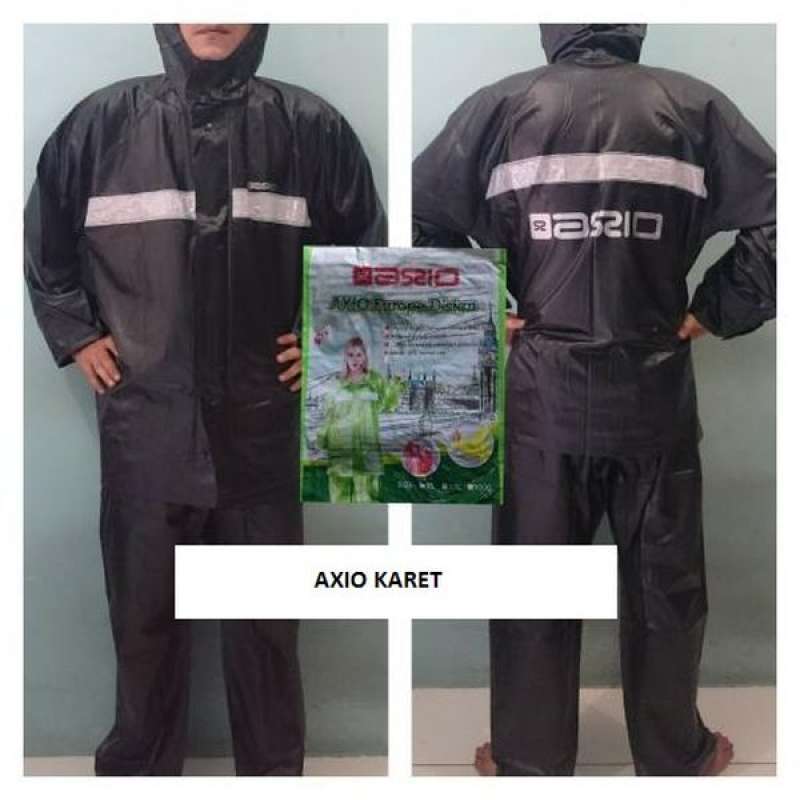 Jual Jas Hujan AXIO Karet Rubber PVC AX661 model ASV AX 661 di Seller