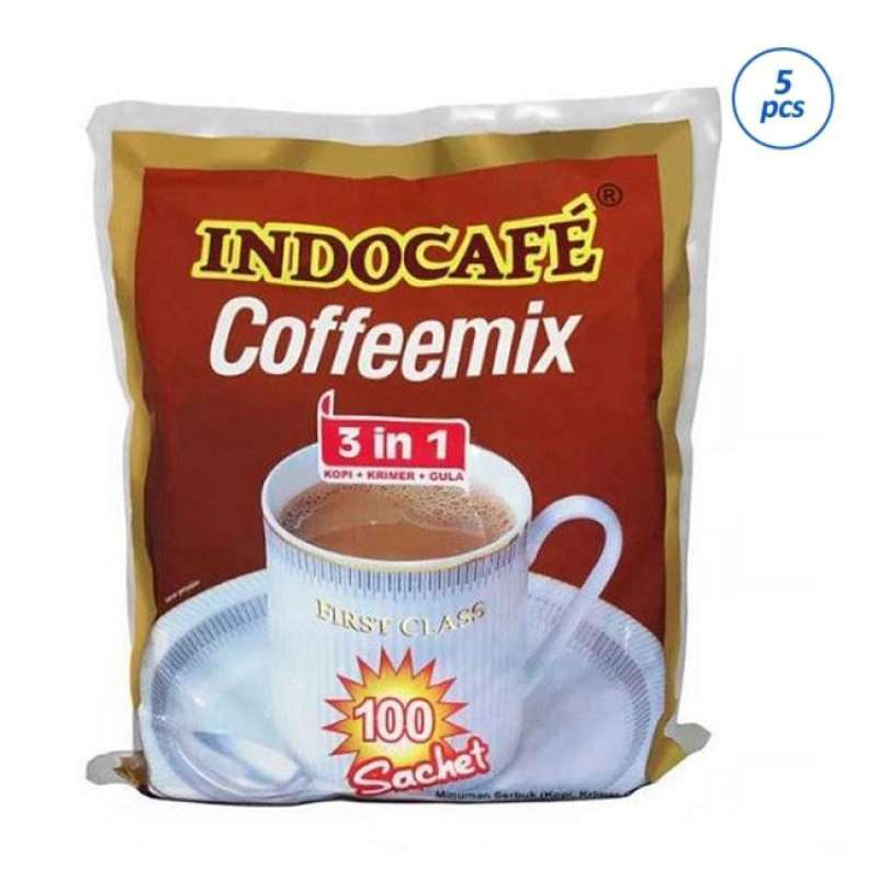 Jual Indocafe Coffeemix Kopi Instant 20 gr / 5 bag x 100 sachet / 500