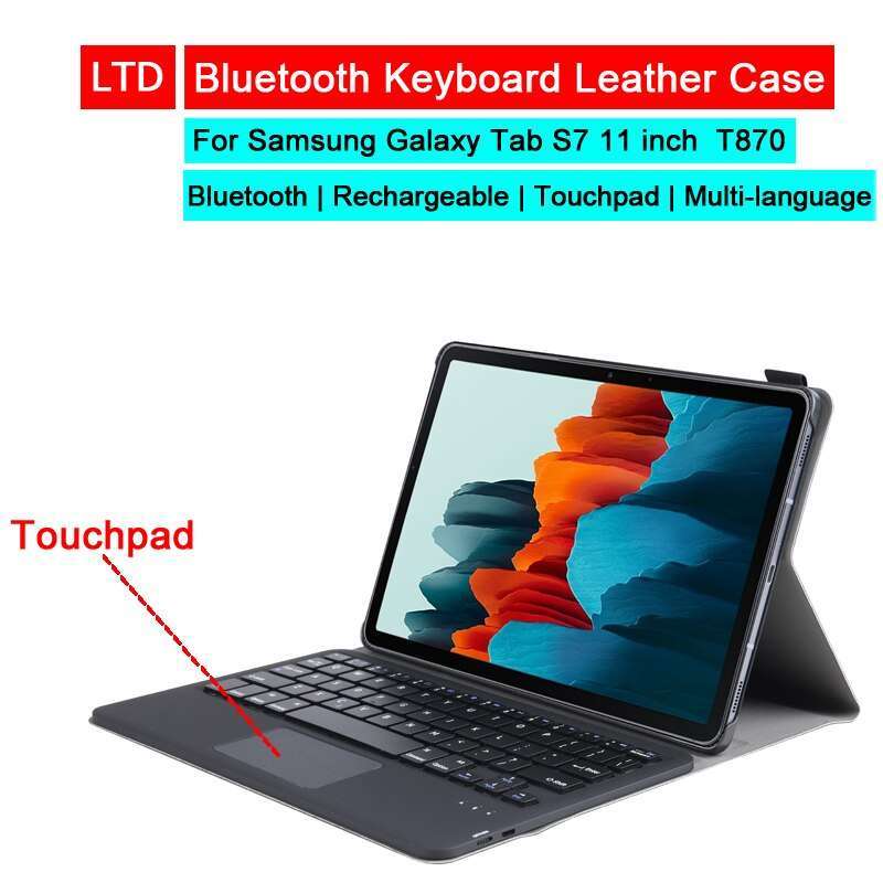 Jual Tripledi Case Keyboard Touchpad Samsung Galaxy Tab S7 T870 T875
