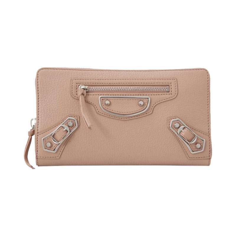 balenciaga metallic edge wallet