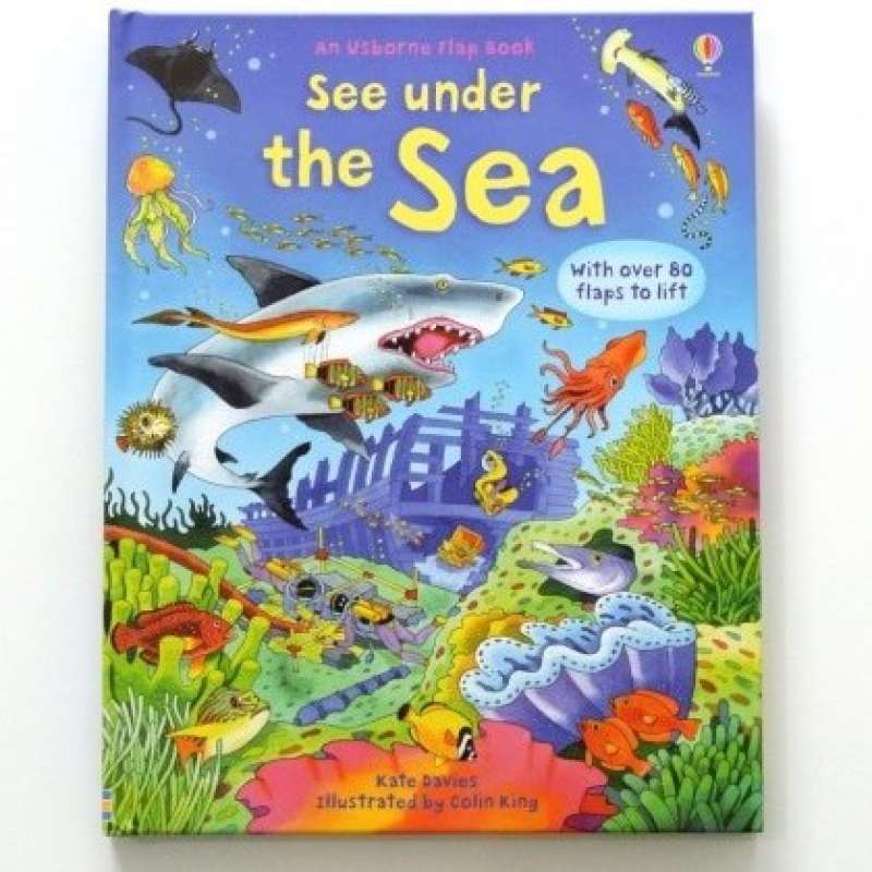 Jual An Usborne Flap Book See Under The Sea with over 80 flaps to lift