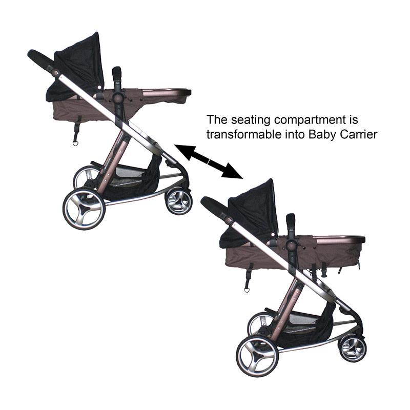 Jual Chloe Baby Modular Baby Stroller 5003 - Chocolate