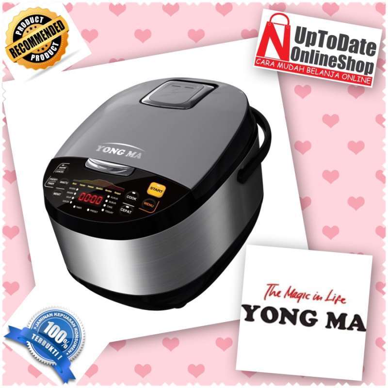 Promo RICE COOKER DIGITAL 2L YONGMA SMC7047 Hitam Diskon 65 di
