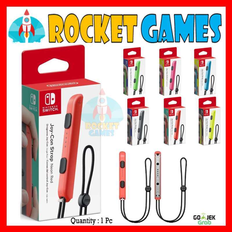 Jual Rocket Games Nintendo Switch Joycon Strap / Strap Joy con NEON