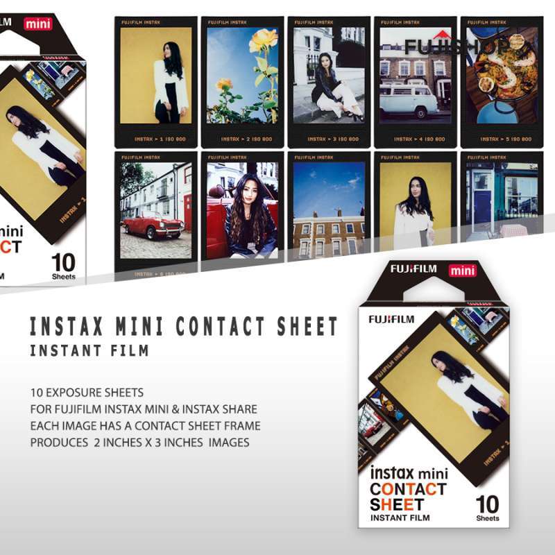 Jual Fujifilm Instax Mini Contact Sheet Film di Seller Fuji Shop ID