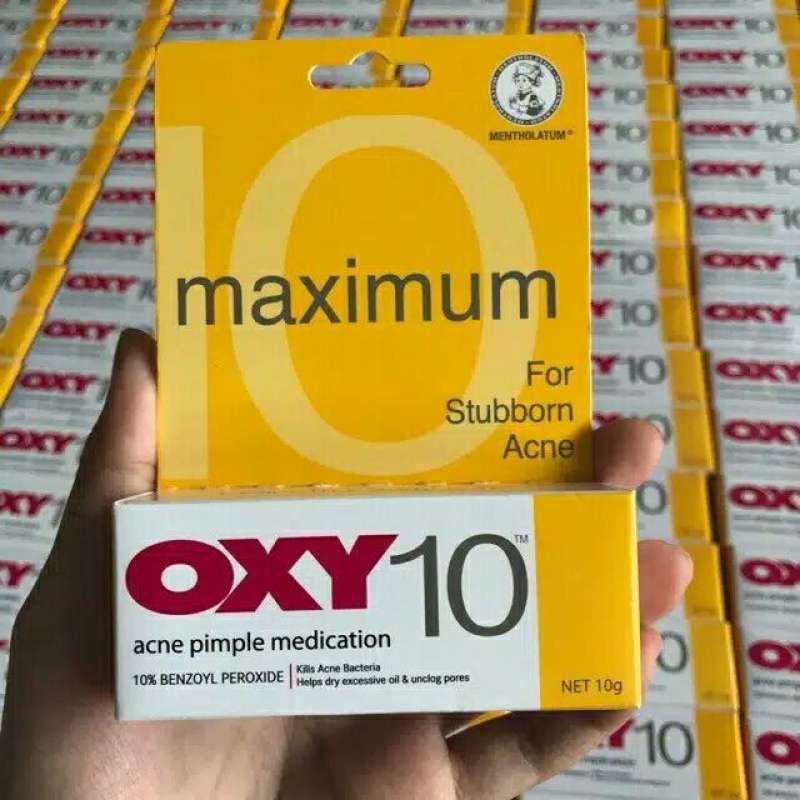 Jual Oxy 10 Maximum Acne Pimple Medication Original 10gr di Seller