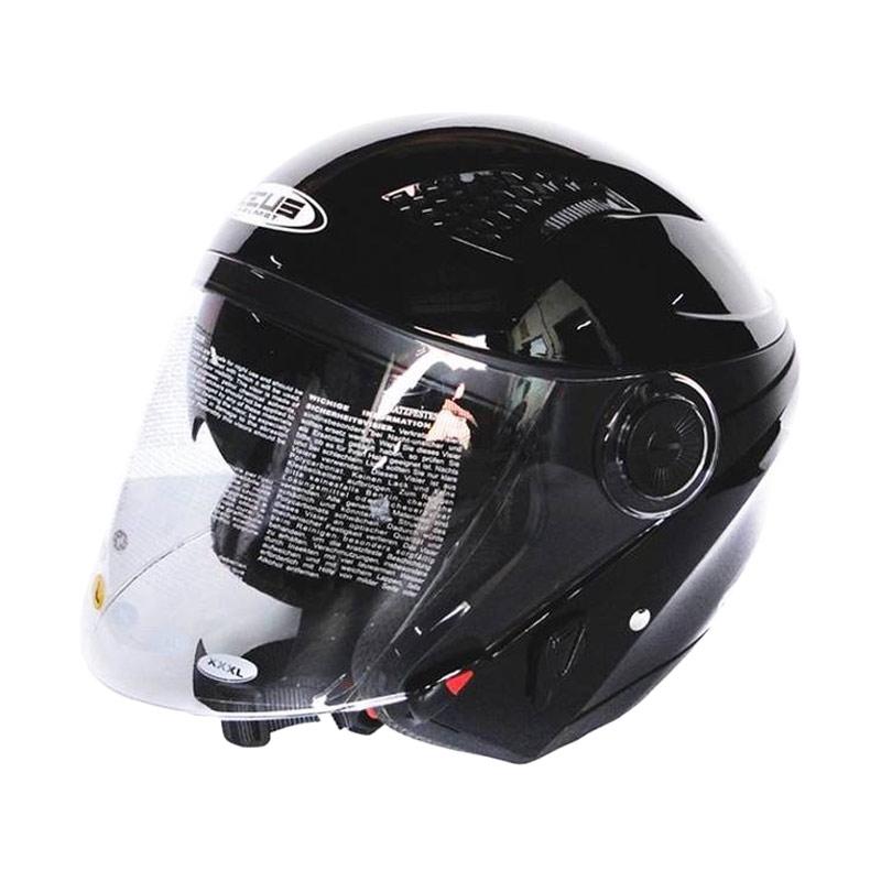 jual zeus zs 610 helm half black metallic jual zeus zs 610 helm half black metallic
