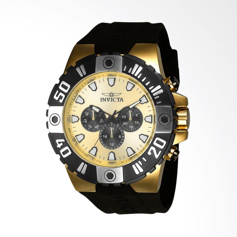 jual invicta pro diver jam tangan pria gold black inv jual invicta pro diver jam tangan pria gold black inv
