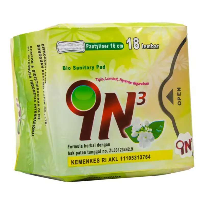 Jual In3 Bio Sanitary Pad Panty Liner 18's di Seller WATSONS Official