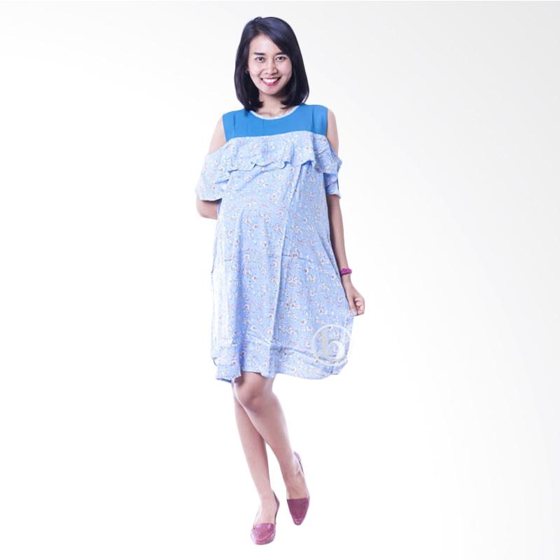 Jual Mama Hamil DRO 845 Agrista Layer Bunga Cantik Dress