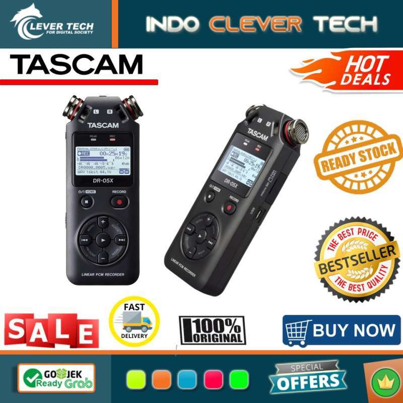 Jual Tascam DR 05X Portable Digital Recorder di Seller Clever Tech