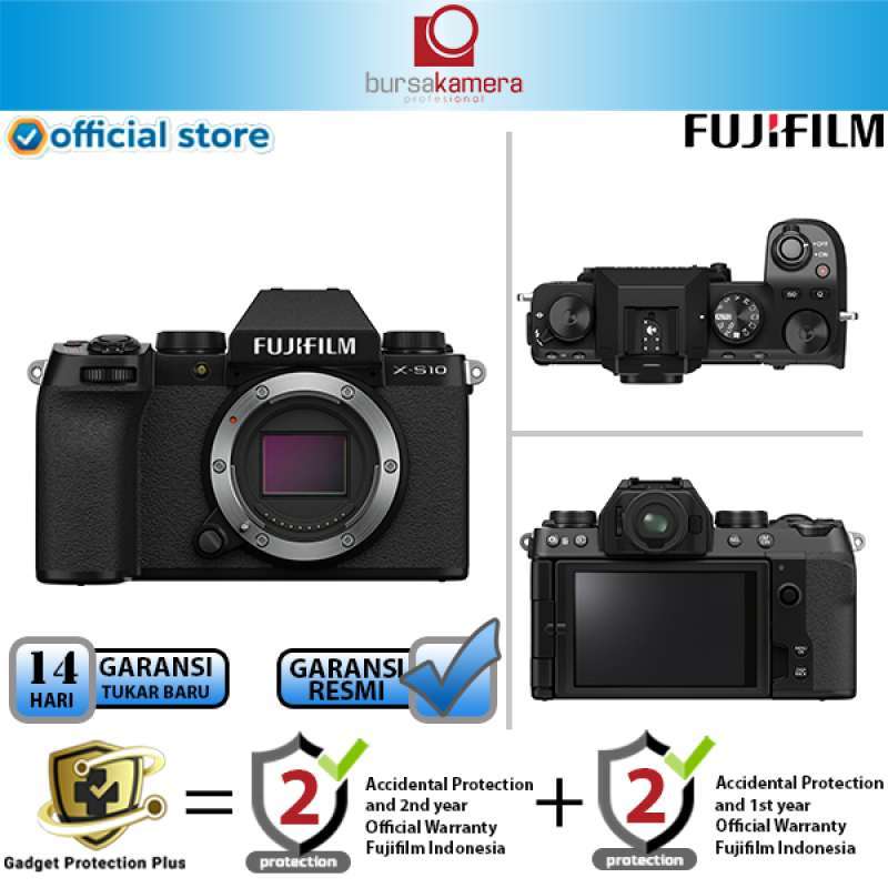 Jual Fujifilm Xs10 Mirrorless Digital Camera (body Only) Di Seller