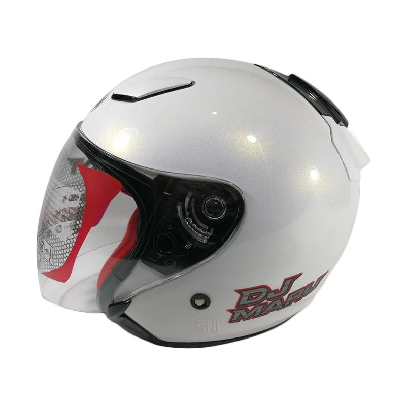Jual KYT DJ Maru Helm Half Face Putih L di Seller SNDR Helmet