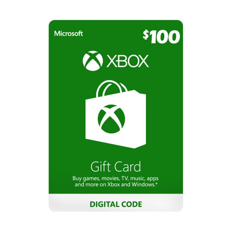 Jual Xbox Live Gift Card [USD 100] Online - Harga