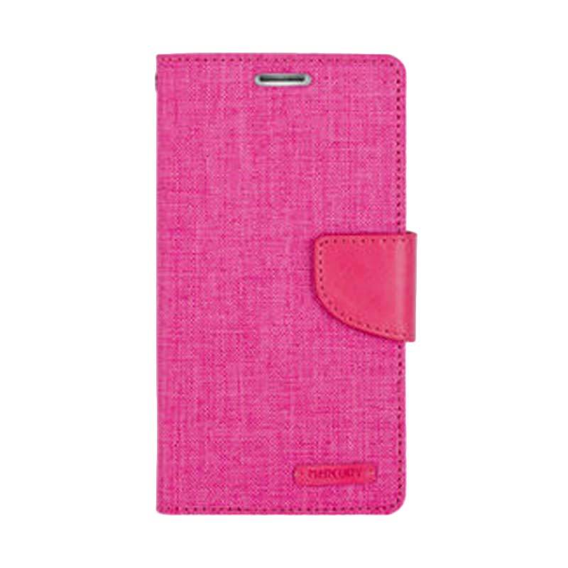 jual mercury canvas diary flip cover casing for vivo y22 pink harga kualitas jual mercury canvas diary flip cover casing for vivo y22 pink harga kualitas
