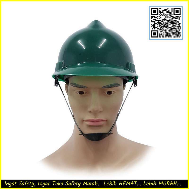 Jual Helm Proyek V Hijau FSA 1 set Inner Tali Dagu Safety Helmet