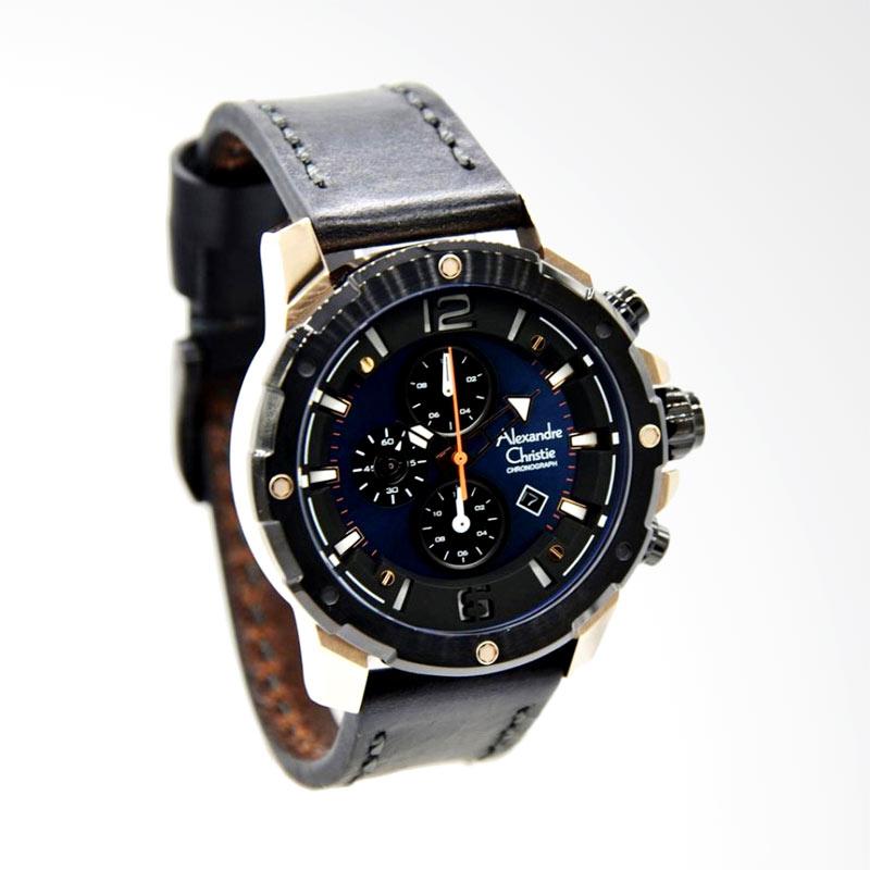 Jual Alexandre Christie Jam Tangan Pria - Black Gold [6410 