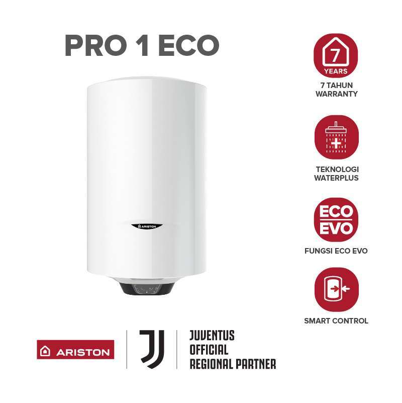 Promo Ariston Water Heater Pro1 Eco 50 Liter 1200 Watt (v) Diskon 40