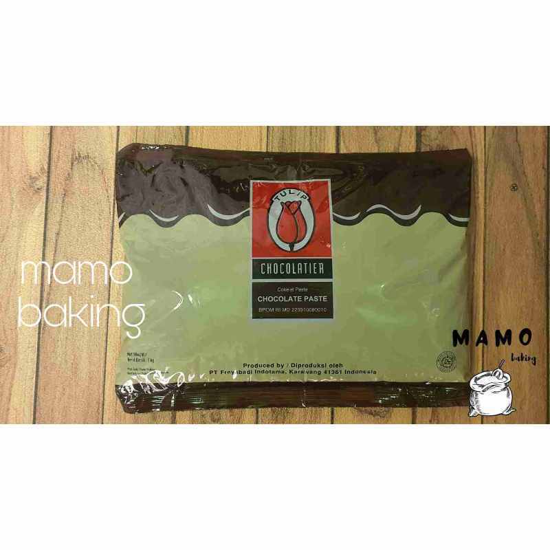 Jual Tulip Dark Chocolate Filling 1 Kg / Pasta Selai Coklat / Isian Kue